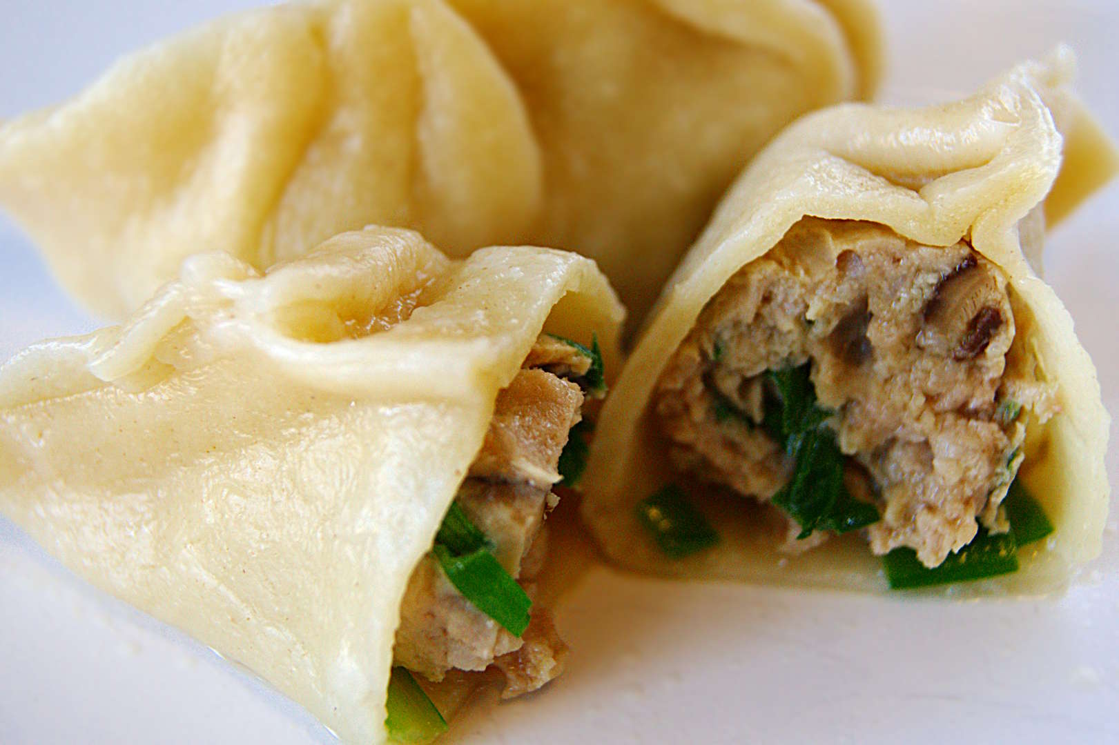 Chinese Pork and Chive Dumplings